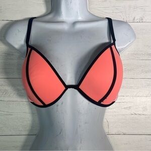 New Victoria’s Secret Neon Orange Bikini Top 34DD